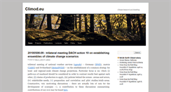 Desktop Screenshot of climod.eu